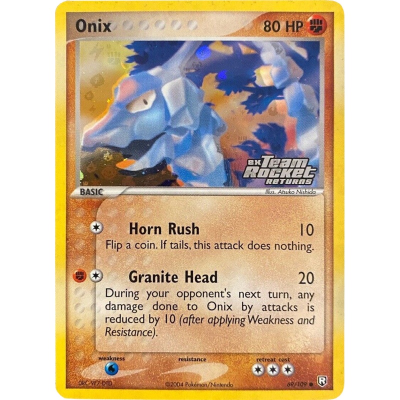 Onix (69/109) (Stamped) [EX: Team Rocket Returns]