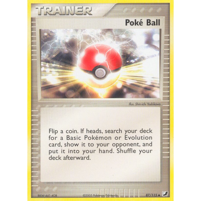 Poke Ball (87/115) [EX: Unseen Forces]