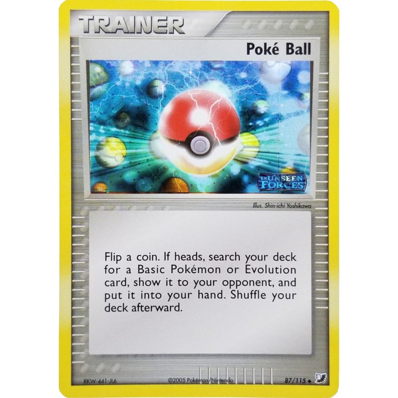 Poke Ball (87/115) (Stamped) [EX: Unseen Forces]