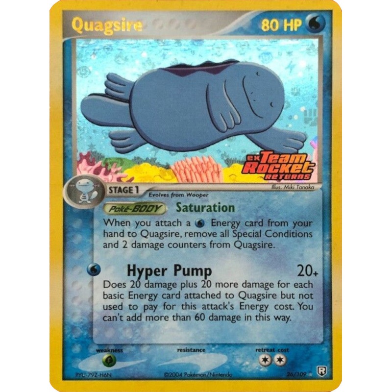 Quagsire (26/109) (Stamped) [EX: Team Rocket Returns]