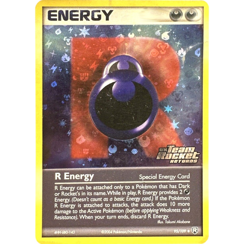 R Energy (95/109) (Stamped) [EX: Team Rocket Returns]
