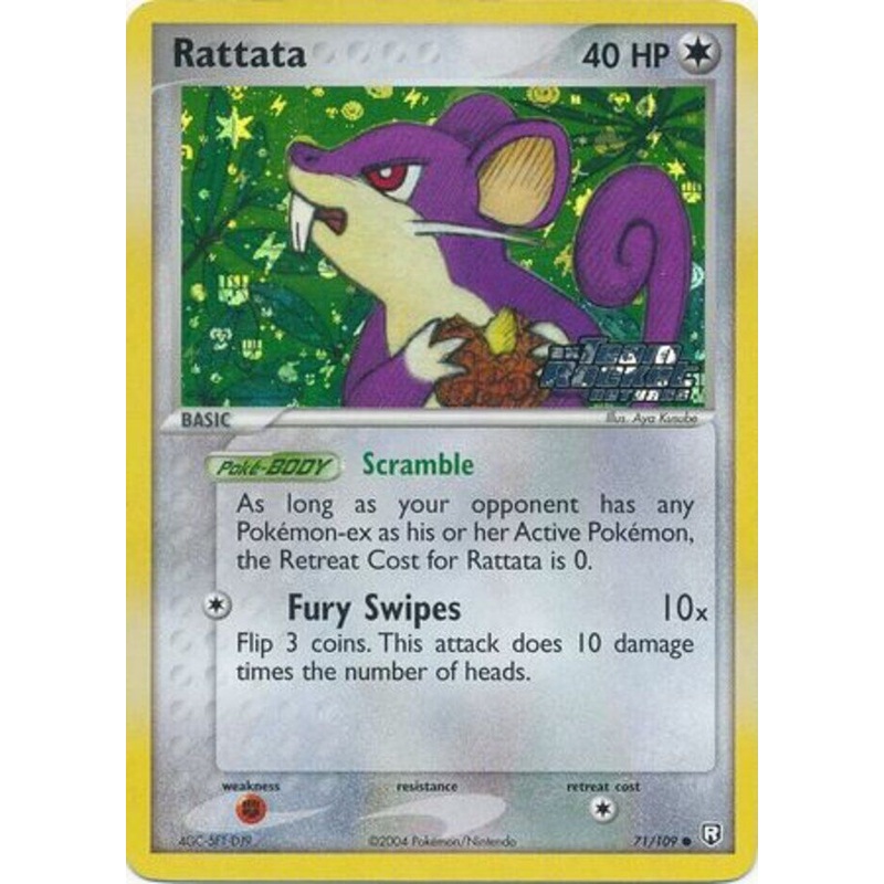 Rattata - 71/109 - Stamped - EX: Team Rocket Returns