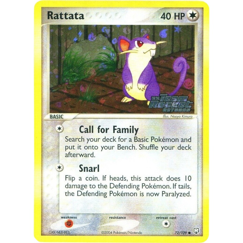 Rattata (72/109) (Stamped) [EX: Team Rocket Returns]