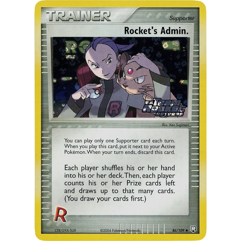 Rocket's Admin. (86/109) (Stamped) [EX: Team Rocket Returns]