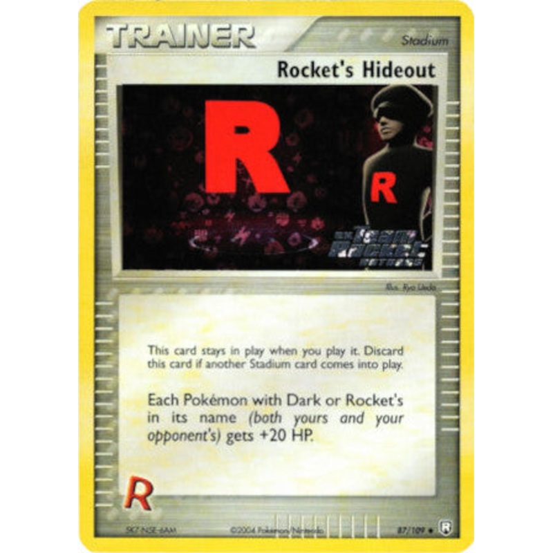 Rocket's Hideout (87/109) (Stamped) [EX: Team Rocket Returns]