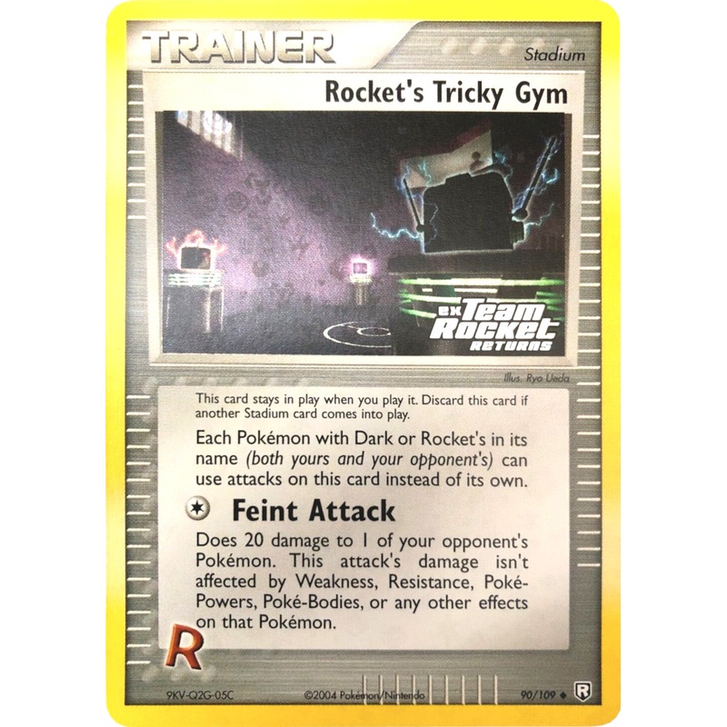 Rocket's Tricky Gym (90/109) (Stamped) [EX: Team Rocket Returns]