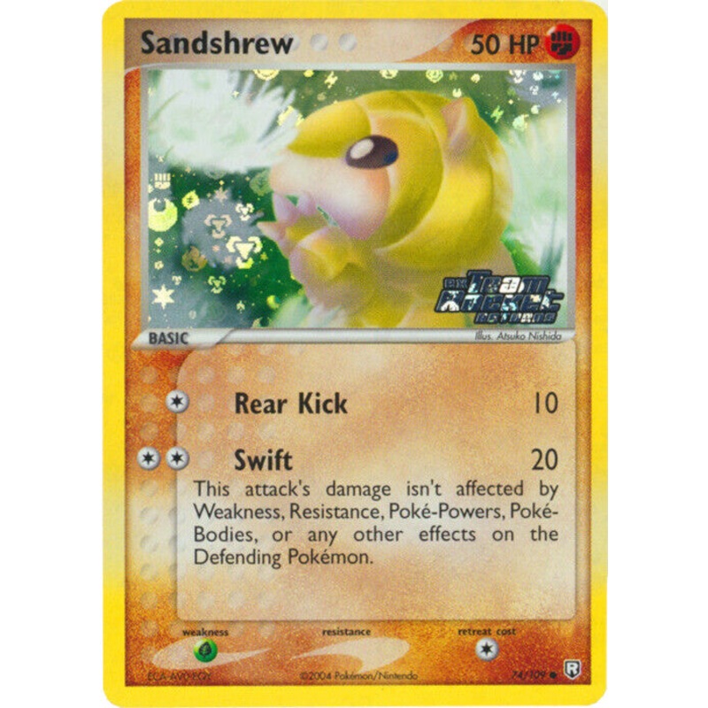 Sandshrew (74/109) (Stamped) [EX: Team Rocket Returns]