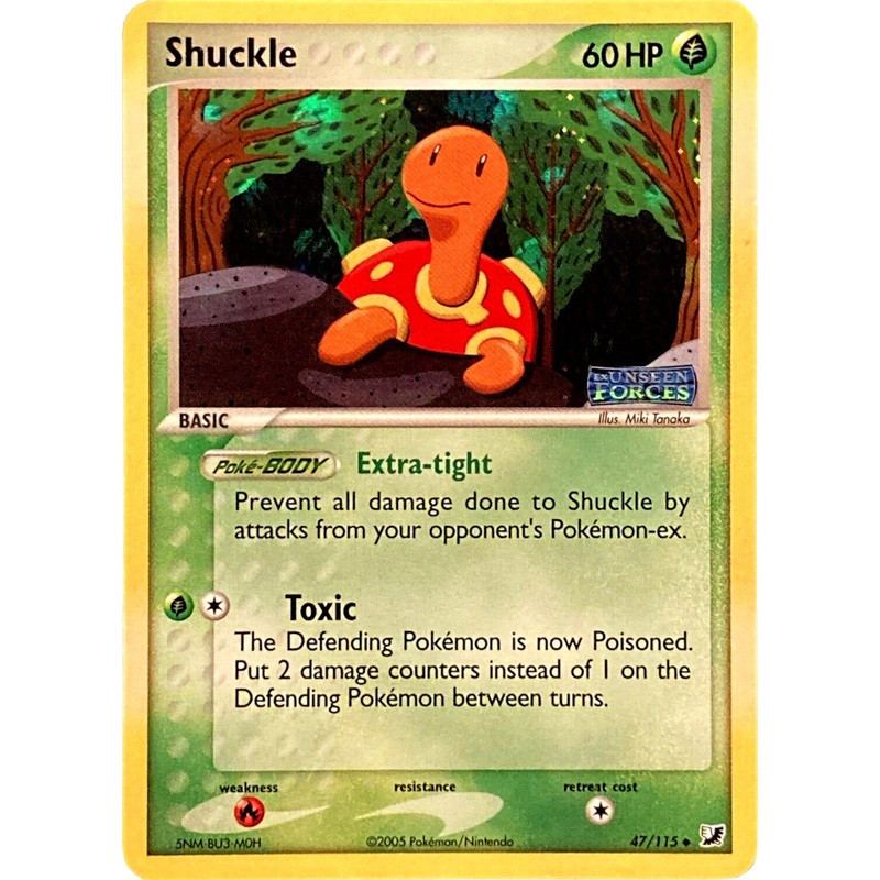 Shuckle (47/115) (Stamped) [EX: Unseen Forces]