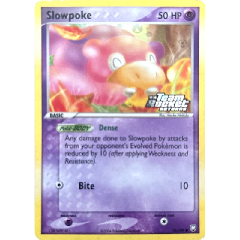 Slowpoke (76/109) (Stamped) [EX: Team Rocket Returns]