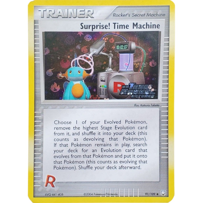 Surprise! Time Machine (91/109) (Stamped) [EX: Team Rocket Returns]