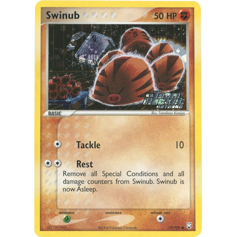 Swinub (79/109) (Stamped) [EX: Team Rocket Returns]