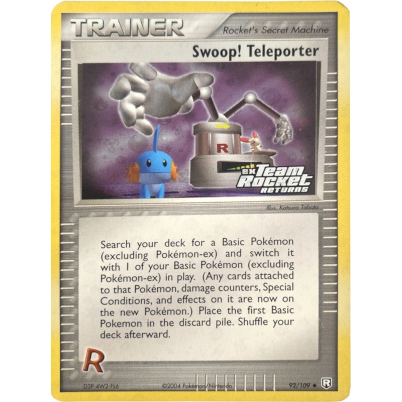 Swoop! Teleporter (92/109) (Stamped) [EX: Team Rocket Returns]