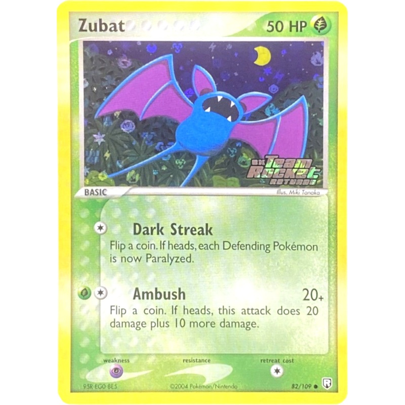 Zubat (82/109) (Stamped) [EX: Team Rocket Returns]