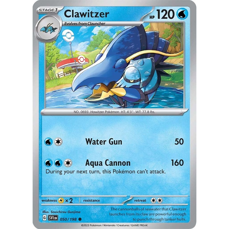 Clawitzer (050/198) [Scarlet & Violet: Base Set]