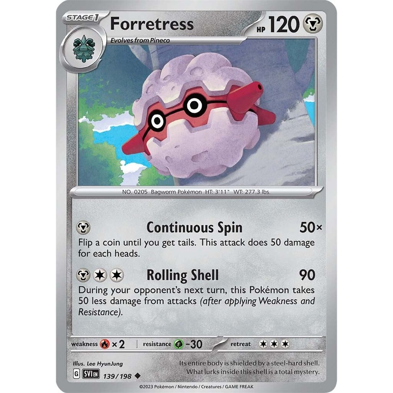 Forretress (139/198) [Scarlet & Violet: Base Set]