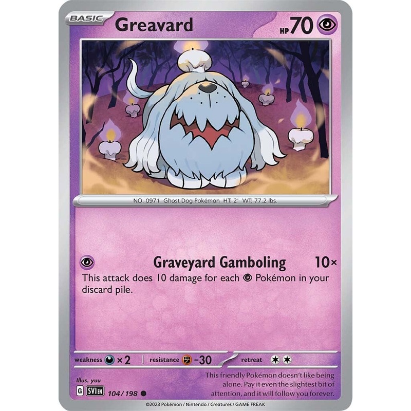 Greavard (104/198) [Scarlet & Violet: Base Set]