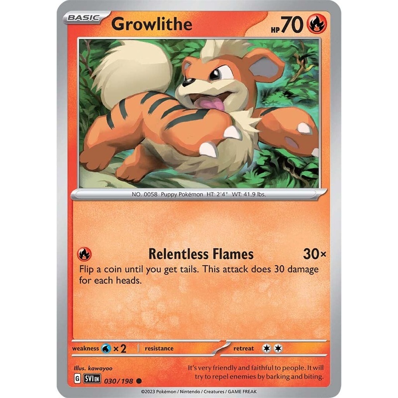 Growlithe (030/198) [Scarlet & Violet: Base Set]