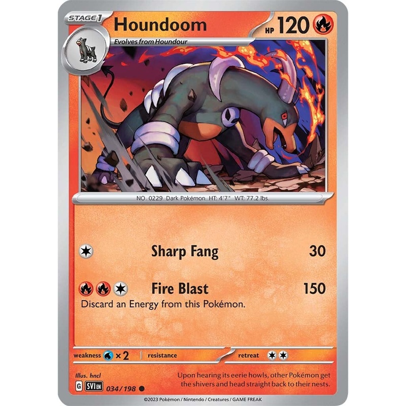 Houndoom (034/198) [Scarlet & Violet: Base Set]