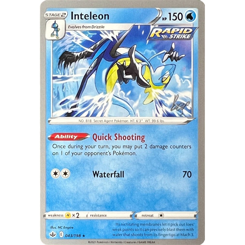 Inteleon (043/198) (Cheryl Again - Sebastian Lashmet) [World Championships 2022]