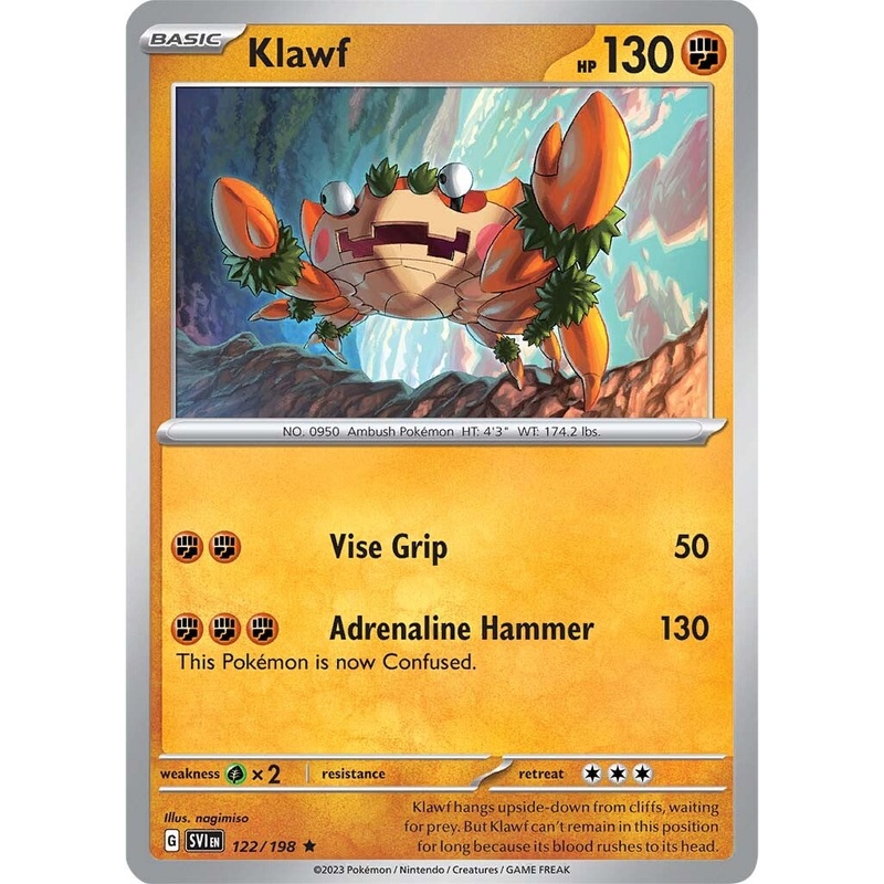 Klawf (122/198) [Scarlet & Violet: Base Set]