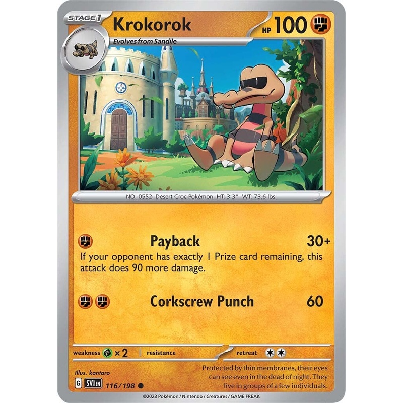 Krokorok (116/198) [Scarlet & Violet: Base Set]