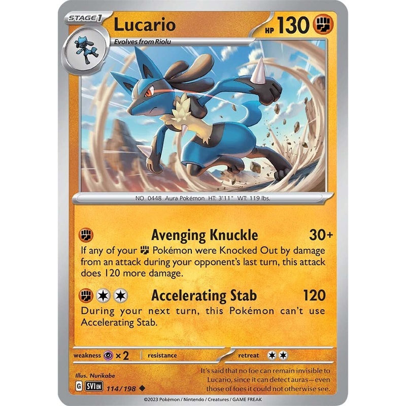Lucario (114/198) [Scarlet & Violet: Base Set]