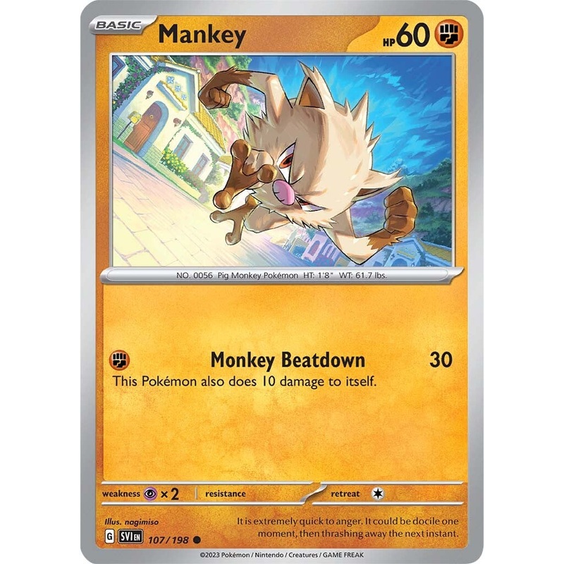 Mankey (107/198) [Scarlet & Violet: Base Set]