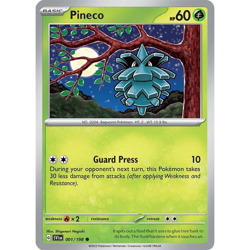 Pineco (001/198) [Scarlet & Violet: Base Set]
