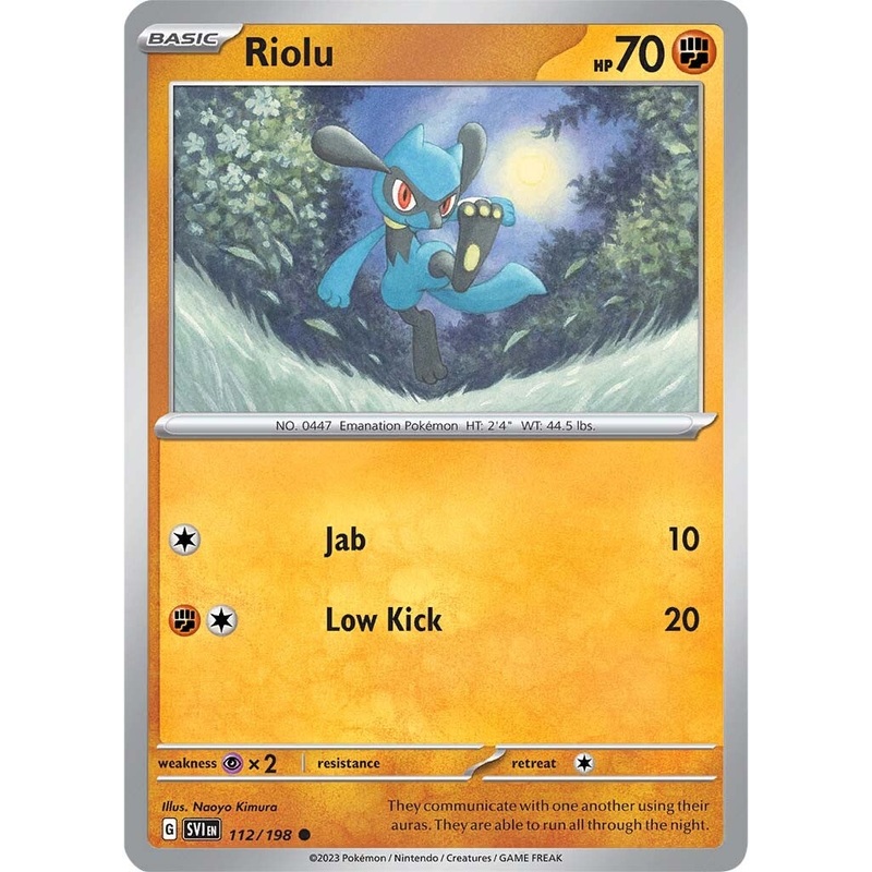 Riolu (112/198) [Scarlet & Violet: Base Set]