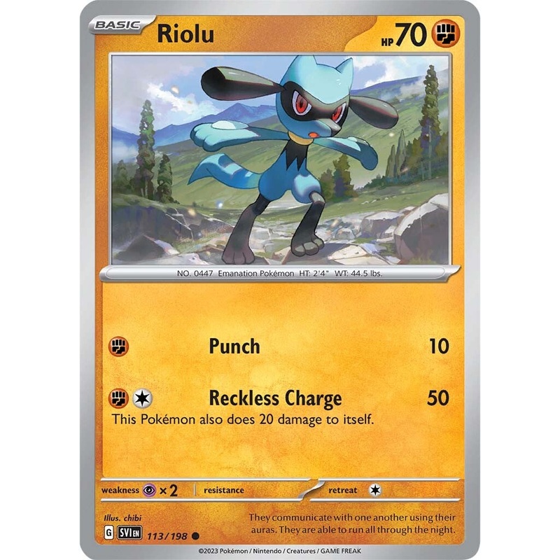 Riolu (113/198) [Scarlet & Violet: Base Set]