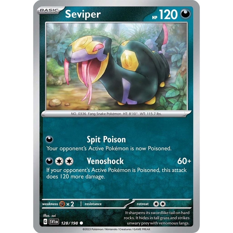 Seviper (128/198) [Scarlet & Violet: Base Set]