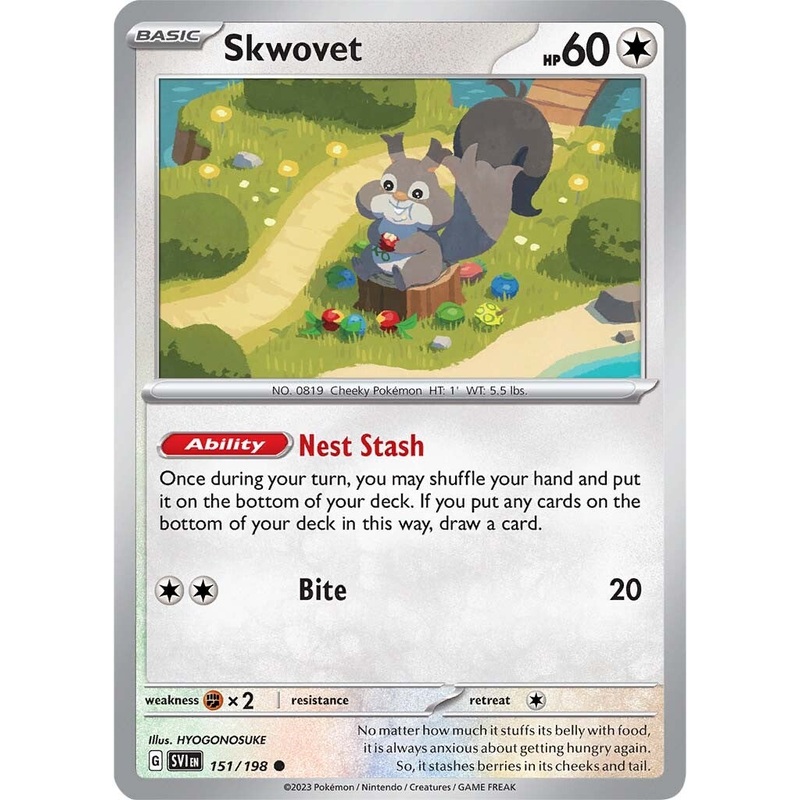 Skwovet (151/198) [Scarlet & Violet: Base Set]