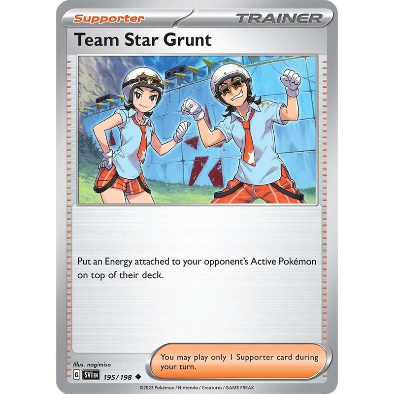 Team Star Grunt (195/198) [Scarlet & Violet: Base Set]