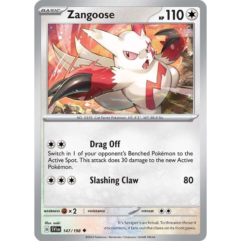 Zangoose (147/198) [Scarlet & Violet: Base Set]