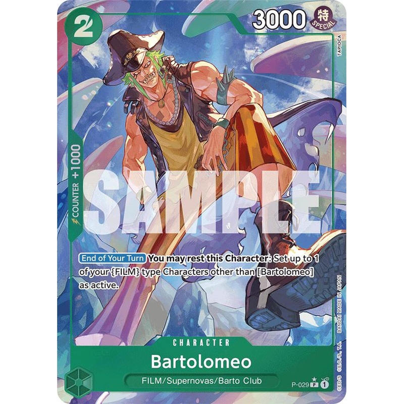 Bartolomeo (P-029) (Full Art) [Premium Booster -The Best-]