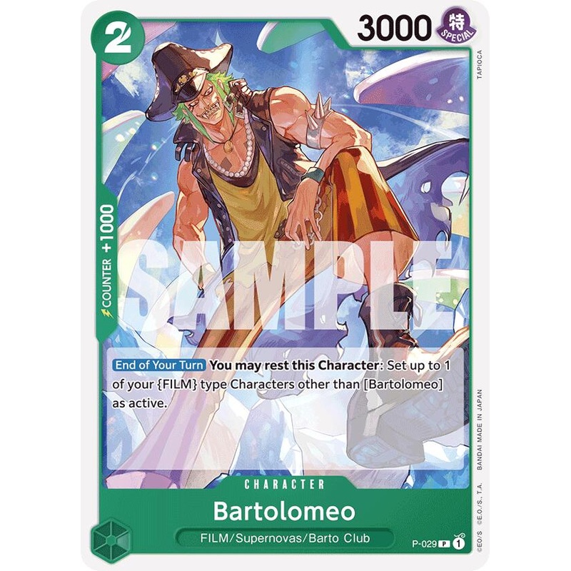 Bartolomeo (P-029) (Reprint) [Premium Booster -The Best-]
