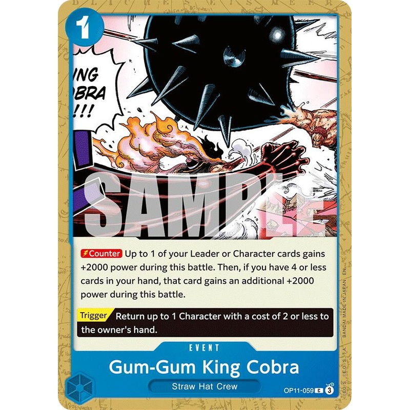 Gum-Gum King Cobra [A Fist of Divine Speed]