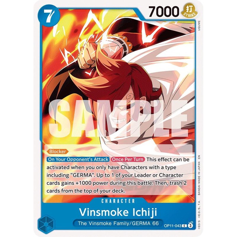 Vinsmoke Ichiji [A Fist of Divine Speed]