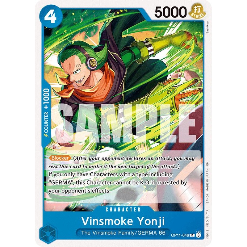 Vinsmoke Yonji [A Fist of Divine Speed]