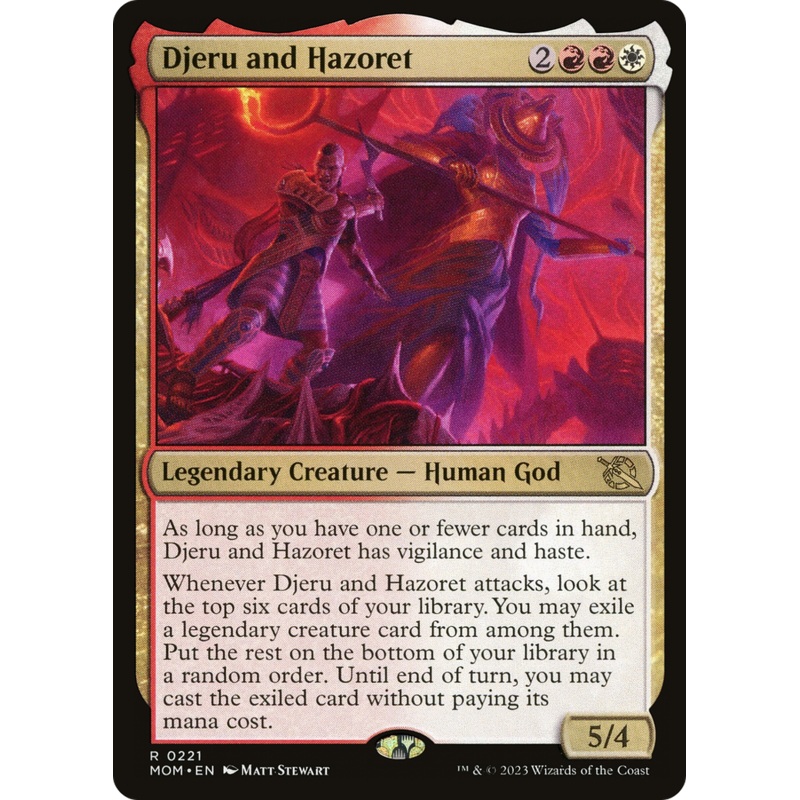 Djeru and Hazoret [March of the Machine]