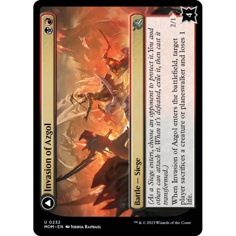 Invasion of Azgol // Ashen Reaper [March of the Machine]