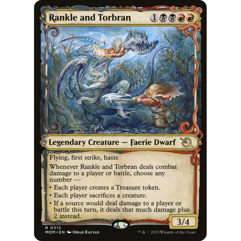 Rankle and Torbran (Showcase Planar Booster Fun) [March of the Machine]