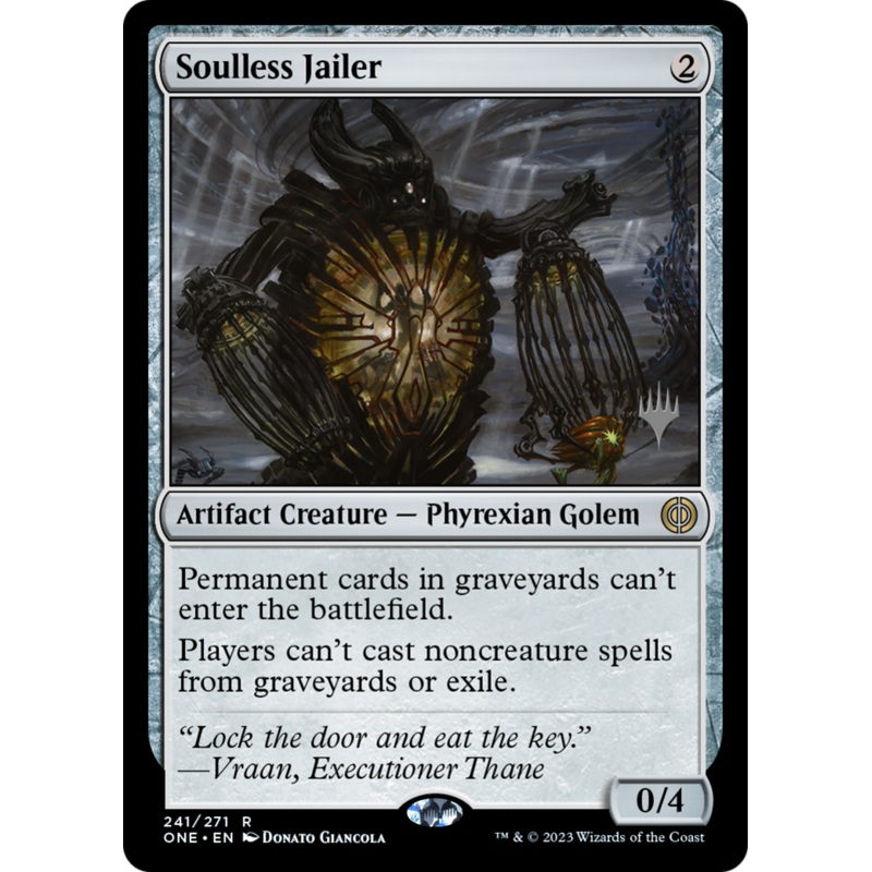 Soulless Jailer (Promo Pack) [Phyrexia: All Will Be One Promos]