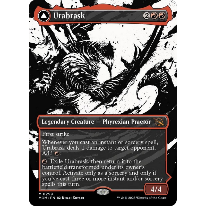 Urabrask // The Great Work (Showcase Planar Booster Fun) [March of the Machine]