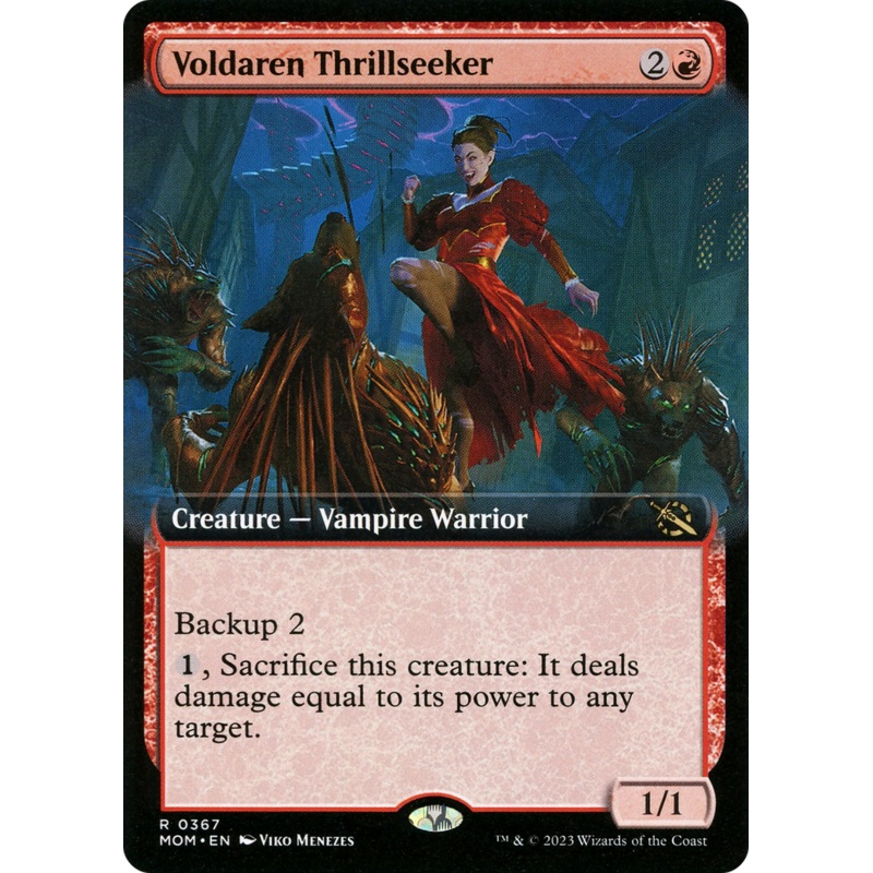 Voldaren Thrillseeker (Extended Art) [March of the Machine]