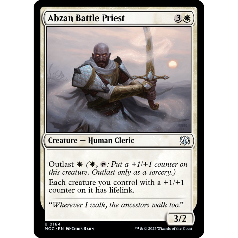Abzan Battle Priest [March of the Machine Commander]