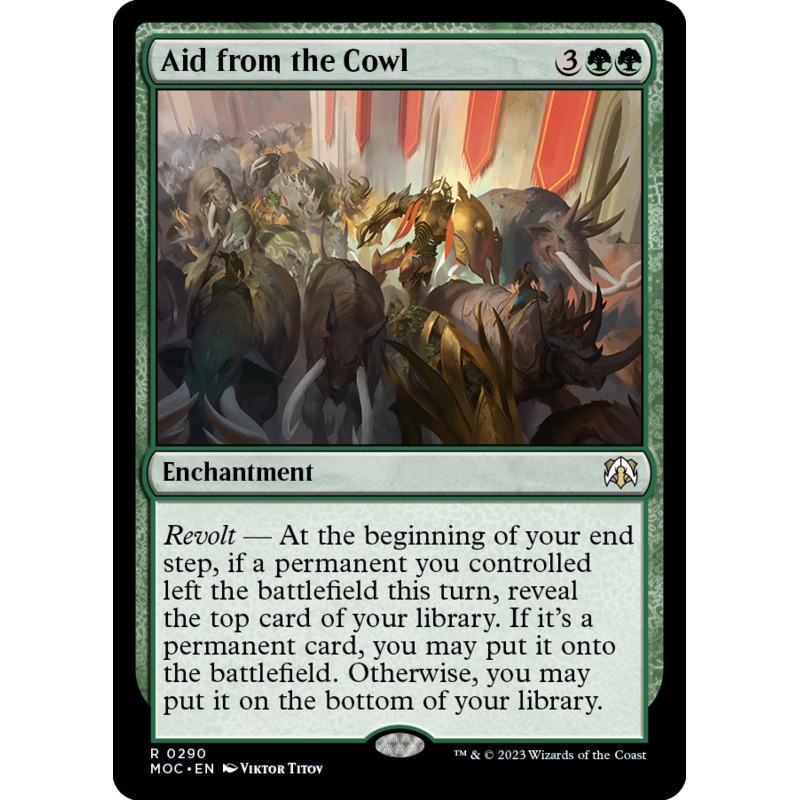 Aid from the Cowl [March of the Machine Commander]