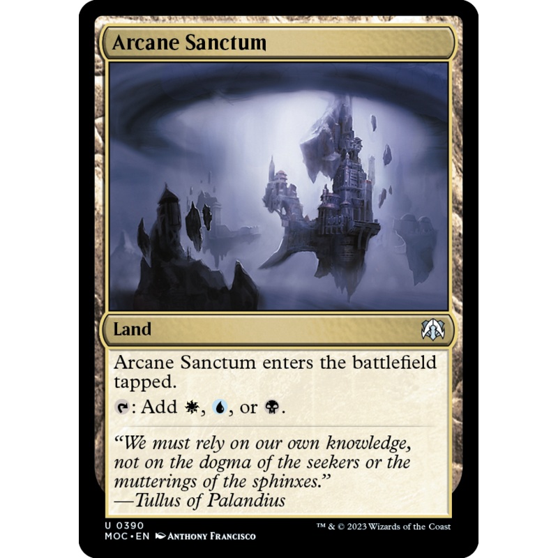 Arcane Sanctum [March of the Machine Commander]
