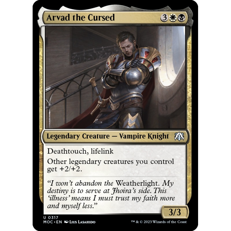 Arvad the Cursed [March of the Machine Commander]