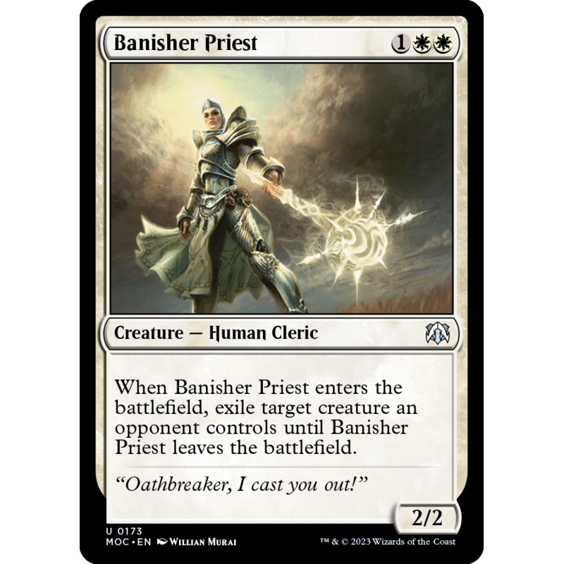 Banisher Priest [March of the Machine Commander]